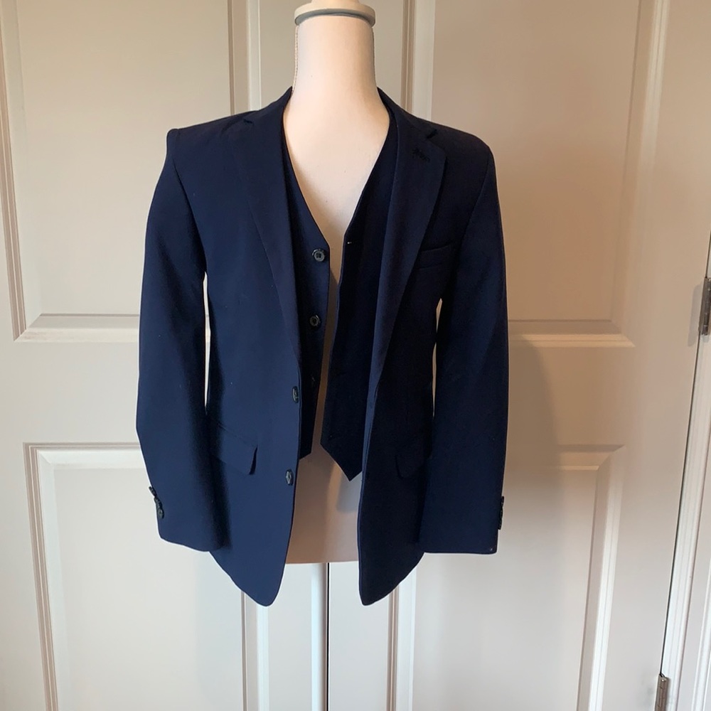 Calvin Klein Boys Navy Suit